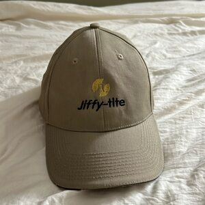 Jiffy-Tite Tan Baseball Cap